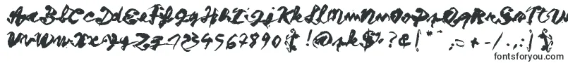 Czcionka Figure writing – czcionki do plakatów