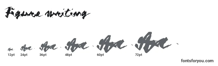 Figure writing Font Sizes