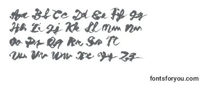 Czcionka Figure writing