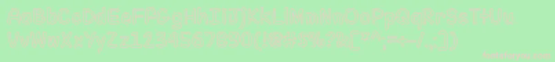 Fill Me With Color   Font – Pink Fonts on Green Background