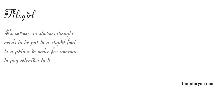 Review of the Filxgirl (126662) Font