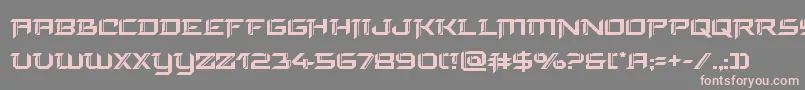 finalfront Font – Pink Fonts on Gray Background