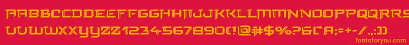 finalfrontboldフォントについての詳細 フォントfinalfrontbold – 赤い背景にオレンジの文字