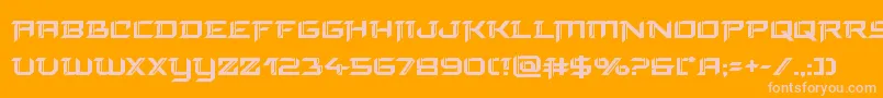 Шрифт finalfrontbold – розовые шрифты на оранжевом фоне