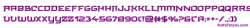 finalfrontbold Font – Purple Fonts on White Background