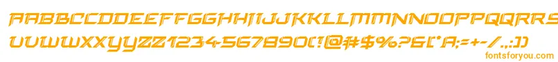 Шрифт finalfrontboldital – оранжевые шрифты