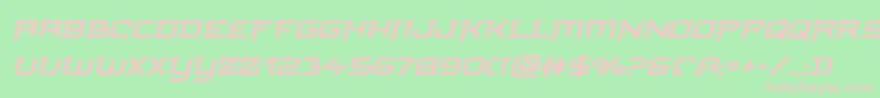 finalfrontboldital Font – Pink Fonts on Green Background