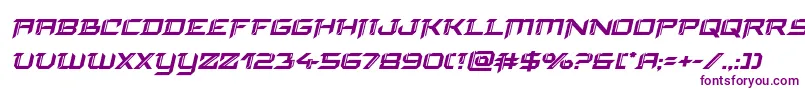 フォントfinalfrontboldital – 紫色のフォント