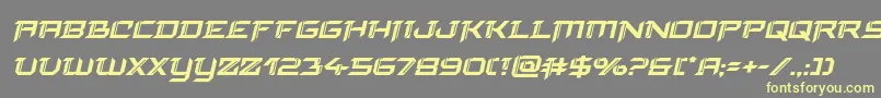 finalfrontboldital Font – Yellow Fonts on Gray Background