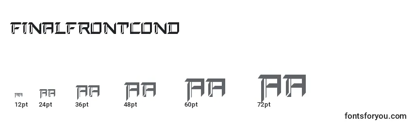 Finalfrontcond Font Sizes