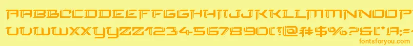 Шрифт finalfrontexpand – оранжевые шрифты на жёлтом фоне