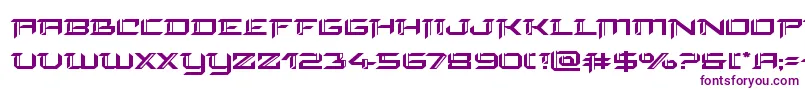 finalfrontexpand Font – Purple Fonts on White Background