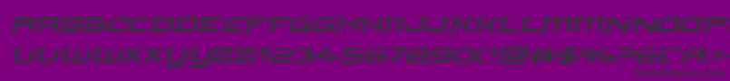 フォントfinalfrontexpandital – 紫の背景に黒い文字