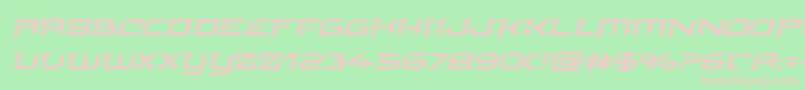 Шрифт finalfrontexpandital – розовые шрифты на зелёном фоне