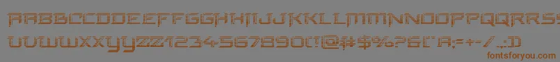 finalfrontgrad Font – Brown Fonts on Gray Background