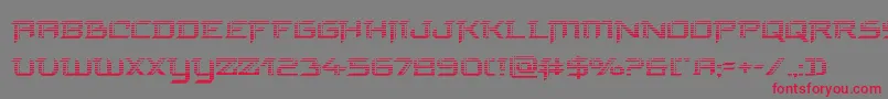 finalfrontgrad Font – Red Fonts on Gray Background