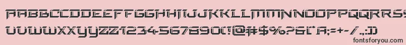 finalfrontlaser Font – Black Fonts on Pink Background