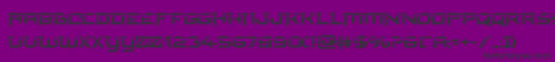 finalfrontlaser Font – Black Fonts on Purple Background