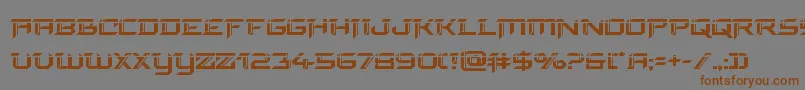 finalfrontlaser Font – Brown Fonts on Gray Background