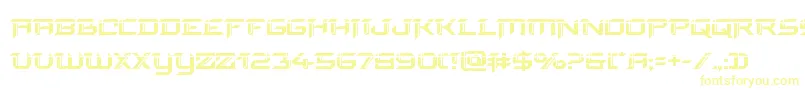 Шрифт finalfrontlaser – жёлтые шрифты