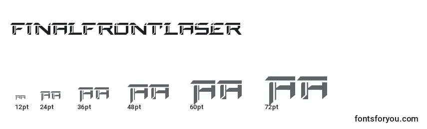 Finalfrontlaser Font Sizes