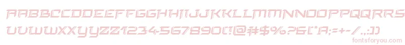 finalfrontsemital-Schriftart – Rosa Schriften auf weißem Hintergrund