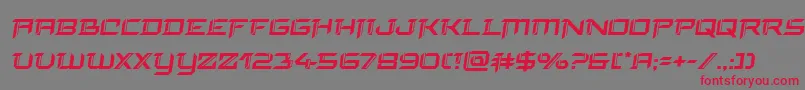 finalfrontsemital Font – Red Fonts on Gray Background