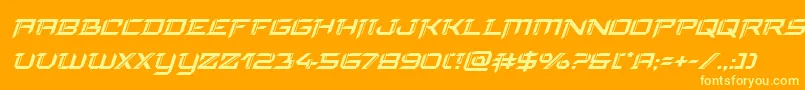 Saiba mais sobre a fonte finalfrontsuperital Fonte finalfrontsuperital – fontes amarelas em um fundo laranja
