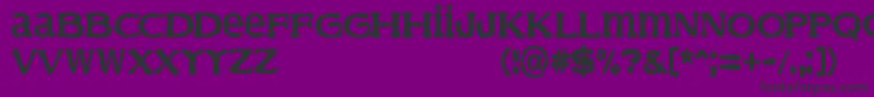 Finder Font – Black Fonts on Purple Background