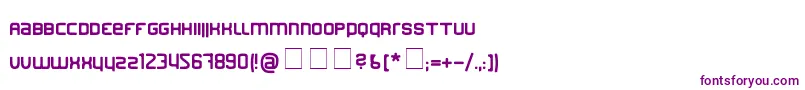 Finder Font – Purple Fonts on White Background