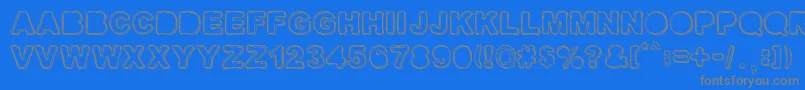 Weitere Informationen zur FINE SHADOWS-Schriftart FINE SHADOWS-Schriftart – Graue Schriften auf blauem Hintergrund