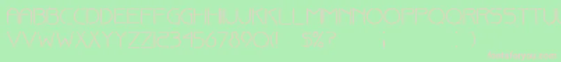 Fine stencil   Dker Font – Pink Fonts on Green Background