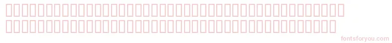 McsRound-fontti – vaaleanpunaiset fontit valkoisella taustalla