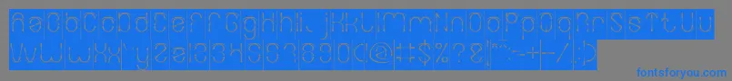 FIREWORK Inverse Font – Blue Fonts on Gray Background