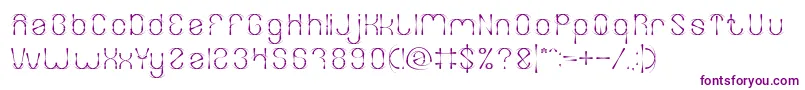 FIREWORK Font – Purple Fonts on White Background