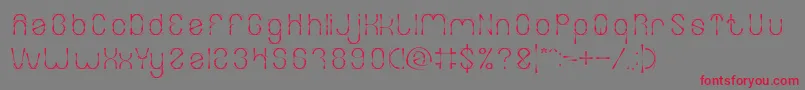 FIREWORK Font – Red Fonts on Gray Background