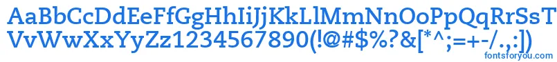 MonologueSsiBold Font – Blue Fonts on White Background