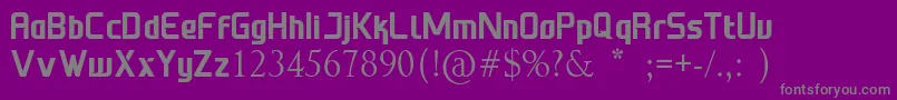 First Job DEMO Font – Gray Fonts on Purple Background