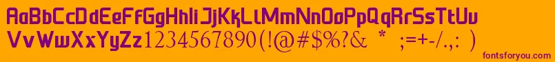 More about First Job DEMO Font First Job DEMO Font – Purple Fonts on Orange Background