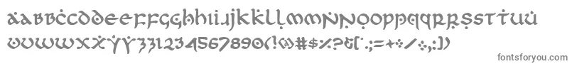 firstorder Font – Gray Fonts on White Background
