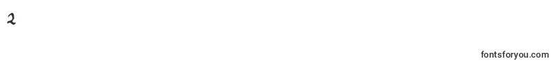 firstordercond Font – Fonts for Digit 2
