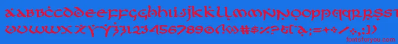 Шрифт firstorderexpand – красные шрифты на синем фоне