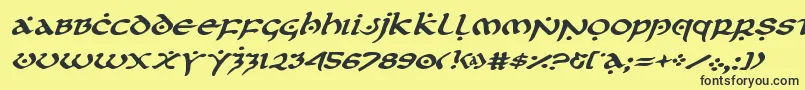 More about firstorderexpandital Font firstorderexpandital Font – Black Fonts on Yellow Background