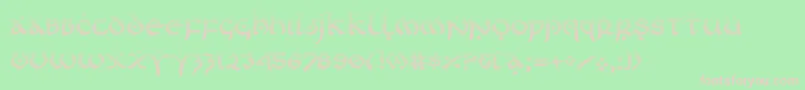Шрифт firstordergrad – розовые шрифты на зелёном фоне