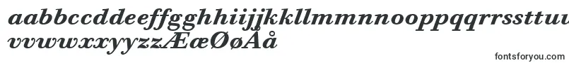 Шрифт BodoniSixOsItcTtBoldita – норвежские шрифты