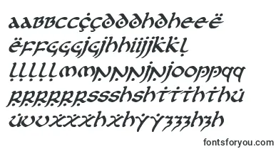 firstorderital font – nyanja Fonts