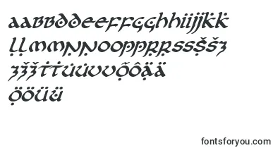firstorderital font – estonian Fonts