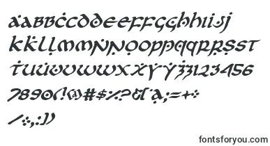 firstorderital font – Mega Man Fonts