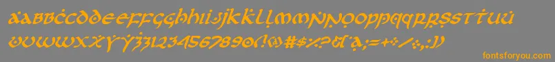 More about firstorderital Font firstorderital Font – Orange Fonts on Gray Background