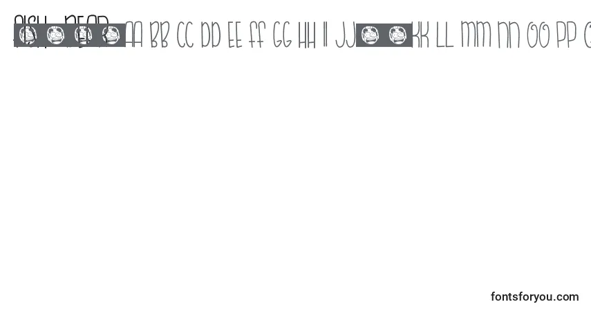 Шрифт FISH  BEAR (126743) – алфавит, цифры, специальные символы